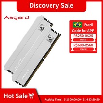 Asgard DDR4 RAM Feryr T3 시리즈 16GB 8GBx2 3200MHz 3600MHz CL14 CL16 CL18 실버 메모리 Ram 데스크탑 pc용 호환, 8GBx2 3600MHz