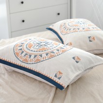 도톰한 순면 베개 베개수건 순면 두껍게 하다 면전 가정용