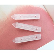 N97 반투명 플라스틱 애견핀대 5개 강아지 핀재료 부자재, ④3.5cm（5개）