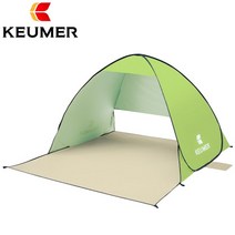에어텐트 keumer 2020 자동 포장 가능 캠핑 텐트 uv 보호 팝업 비치 텐트, 협력사, 녹색 텐트