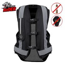 바이크 오토바이 에어백 조끼 자켓 모토 크로스 보호 레이싱 안전, [03] L, [07] Black Air Bag Vest