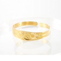 바울레토 24K 순금 3.75g 클래식 인그레이빙 아기팔찌 돌팔찌