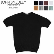 존스메들리 John Smedley T셔츠 반소매 벨덴 BELDEN Crew Neck 맨즈 무지 품위 심플 컷소