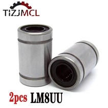베어링 유니트베어링 니들베어링 특수베어링툭수베어링 새로운 2 pcs lm8uu 선형 볼 8x15x24mm 3d 프린터 용 선형 부싱 diy cnc 부품