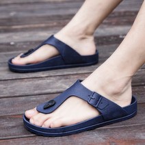 여름 시원한 남성 슬리퍼 샌들 발 아치 마사지 교정 워킹 비치 물고기 신사 야외 고무