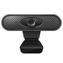 소음 제거 마이크가 내장된 1080P HD 360도 회전 가능한 웹 카메라 Android 또는 TV용 PC, 480P, 블랙, 플라스틱