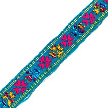(주)아트인 네잎클로버 자수리본(10mm-90cm)