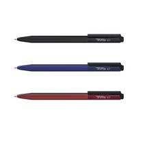 모나미 트리피스 유성볼펜 0.5 0.7 1.0mm 1타 12자루 삼각볼펜 휴대 용이, 1.0레드