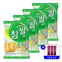 크라운제과 참쌀선과 115g 묶음행사+커피 사은품 증정, 4세트