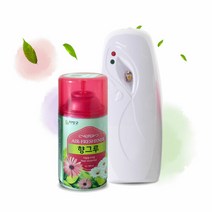 브랜드없음 [리빙굿] 자동분사기 방향제 본품 + 리필향, 자동분사기+라벤다향