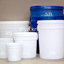 +들통/벌크용기/페인트통/말통/바케스/플라스틱통/물통/세차용품/난타통/깡통/오일통, 파우더캡
