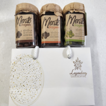 베트남 메리토 초콜릿 답례품 여자친구선물 커피콩 아몬드 말차 시나몬, 3종_메리토 세트 540g + 쇼핑백
