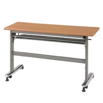 실습용 미술 건축 대학생 접이식 2인책상 공부책상, 월넛