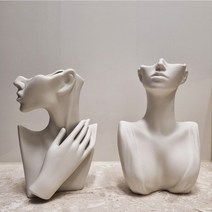 오브제 화병 인테리어 꽃병 비너스 사람, A.여인