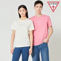 게스 게스 유니 그라데이션 로고 반팔티 NO2KE428