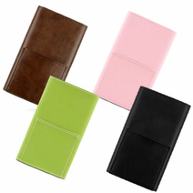 아리아라 샤오미 보조배터리 가죽케이스 신형10000m용, 다크브라운