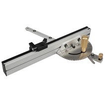 트랙 정지 테이블이있는 450mm 마이터 측정기 라우터 마이터 게이지 톱질 어셈블리 눈금자 마이터 게이지 테이블 톱, 한계