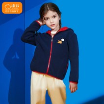 바라바라 소속 면화 아동복 남녀 동 추동 상의가모 후드 보온 귀여운 코트