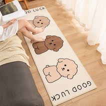 DFMEI 침실 러블리 베드 카펫 기모 베란다 거실 티 테이블 매트 플로팅 서재 심플 카펫