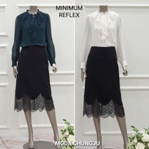 [미니멈] MD 하프 러플 프릴 넥 쉬폰 블라우스 MD MWBGWB3130 IV