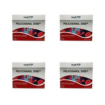 HealthUp Policosanol 2000  60tabs 헬스업 폴리코사놀 2000 플러스 60정 4팩