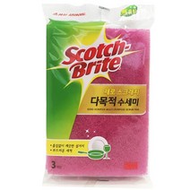 스카치브라이트 제로스크래치 다목적 수세미, 3개입, 1개