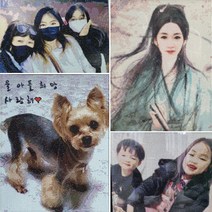 국내 사진 보석 십자수 큐빅 비즈아트 도안 액자형 주문제작 DIY 명화 어린이 아이돌, 11