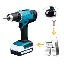 공구걸이대 2pcs 벨트 클립 후크 makita 18v lxt 무선 드릴 임팩트 공구, 없음