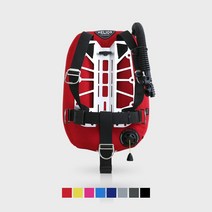 오션스타 헬리오스(HELIOS) 스텔라라이트 X1 싱글탱크 BCD 시스템 해양 부력조절기, 블루, 21 lbs, A1퀵풀하네스(QP웨빙버를_스테인레스)