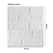 샌드위치 판낼 부자재 방음 및 방수 3D 벽 스티커 욕실 장식 자체 접착 패널 지붕 주방 침실 홈 인테, [01] 39cmX35cmX12pcs, 03 white