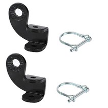 LAJIAOZ Burley 트레일러와 호환되는 12MM 자전거 트레일러 히치 커플러 교체 부착물 2개, 2