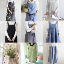 어린이집 선생님 앞치마 유치원 교사 졸업선물 요양보호사 애견미용사 이정현 전인화 윤스테이, 베이지, 8 심플 스타일 루즈 앞치마