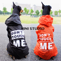 강아지 레인코트 올인원 비옷 애완 동물 유행 허스키 레브라도 리트리버 아메리칸 하운드 초대형견, 9Xl, 레드