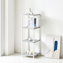 국내생산 직접생산 이그니스 400-4단 조립식 렌지대 수납장 밥솥 선반, 그레이