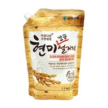 아름다운 주방세제 현미 깔끔설거지 1.2kg 리필, 주방세제 현미깔끔설거지리필 1.2kg