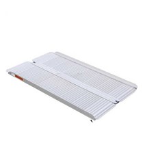 접이식경사로 오토바이 경사판 진입판 문턱 진입로, 75x72cm업그레이드뒷문경첩