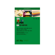 [동화오피스] 두성종이 OA 팬시페이퍼 80g 25매 / A4 색지 용지, P62 진녹