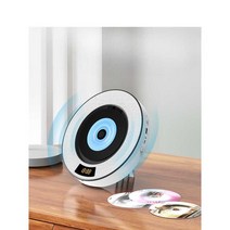 벽걸이 CD플레이어 리모컨 아날로그 감성 화이트, CD 블루투스 그레이