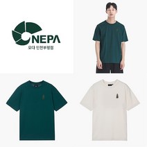 네파 공용 C-TR 소나무 반팔 라운드티 (루즈핏)_7ID5368