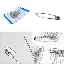 JUNI 옷핀 큰옷핀 명찰핀 이불고정핀, 1개