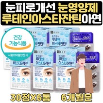 공시생영양제 눈 피로 좋아지는 도움 루테인 약 6개월 식약처인증 눈이 피곤할때 눈피로감 도움 눈 피로회복에좋은음식 아스타잔틴 헤마토코쿠스 보조제 남성 여성 영양제 눈이뻑뻑