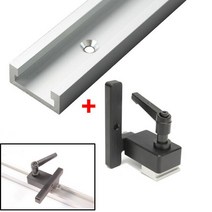 미터 트랙 스톱 300-800mm T 슬롯 알루미늄 합금 목공 공구 DIY 설명서 1 세트, [01] 1Pc Track and Stop, [05] 800mm
