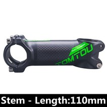 에어로 드롭바 핸들바 드랍바 매트 그린 카본 핸들 바 시트 포스트 스템 자전거로드 에어로 세트 벤트 부품, 10  110