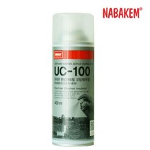 나바켐 산업체전용 우레탄 코팅제 투명 420ml 코팅 스프레이 UC-100 2개