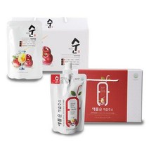 영주 사과즙 생사과즙 애플순20포(스파우트)SB*4870EA, 1, 본상품선택, 본상품선택