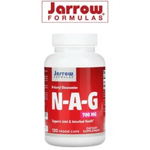 Jarrow 자로우 NAG 700mg 앤 아세틸 글루코사민 베지 캡슐 120정