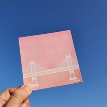 우리나라너무예뻐 부산은너무예쁘다 광안대교 메모지