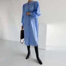 멋쭈 몽구 차이나 롱셔츠 원피스 3color