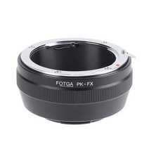 FOTGA 어댑터 링 PK-FX 펜탁스 PK K 렌즈 to 후지필름 XMount 후지 X-Pro1 X-M1, 01 Black