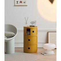 카르텔 콤포니빌리 수납장﻿ 멀티수납함 침실협탁 Kartell Componibili Cabinet 4colors, 4단, 화이트